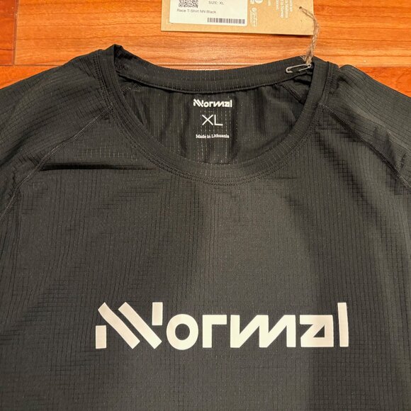 Race T-Shirt Running NNormal Black Men's XL - Picture 4 of 12